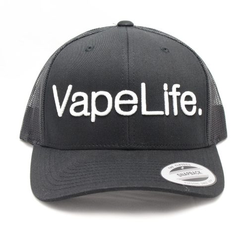 The VapeLife Store Black 6 panel 'VapeLife' 