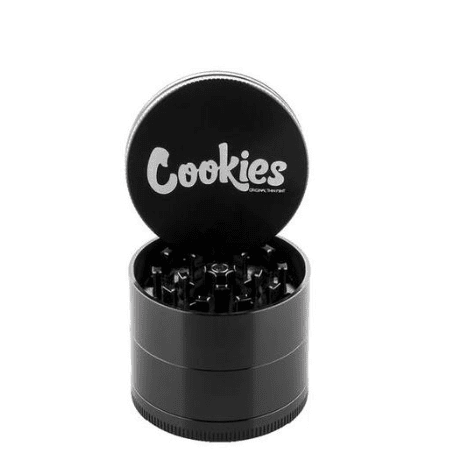 Santa Cruz Shredder Black Cookies x Santa Cruz Shredder 4 Piece Medium 2.2" Grinder