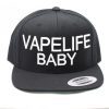 The VapeLife Store Black 'VapeLife Baby' "Locdog", "VapeLife Baby", and "VapeLife" Snap Back Hats