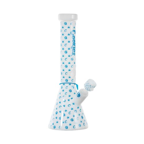 CannaDrop-AFG Glass Pipes Blue Cookies V Beaker Glass Water Pipe