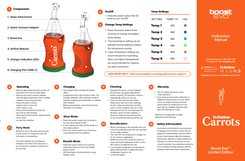 dr dabber boost evo carrot edition 39971979624668